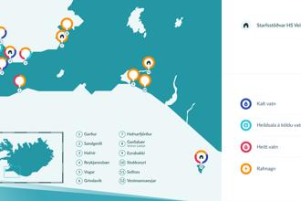 Þjónustusvæði HS 2024